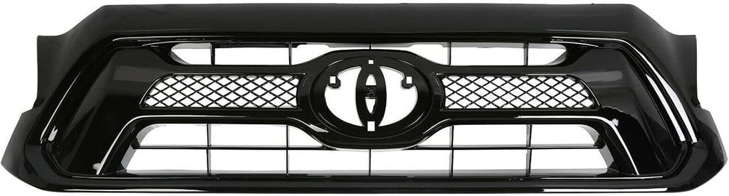 Gloss Black Mesh Front Hood Bumper Grill R9932