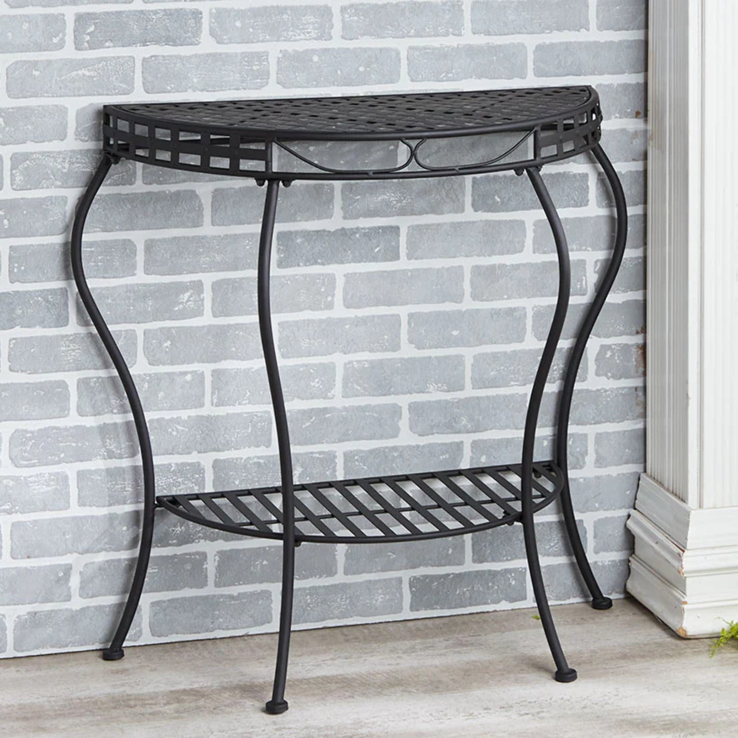 Metal Console Table Outdoor Half Moon Table I8201