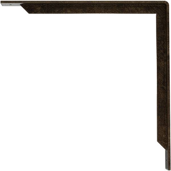 Antiqued Pale Gold Steel Bracket A299604