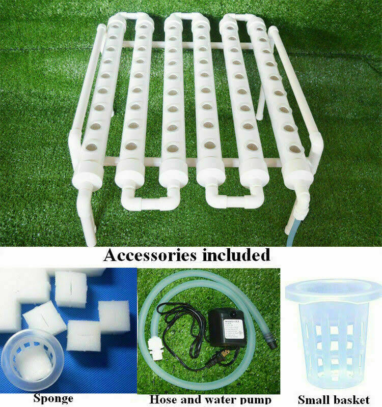 54 Plant Sites Hydroponic Grow Kit with 110V Pump B6377