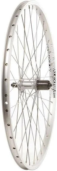 White 26 Rear Wheel, 36 Stainless Spokes, QR Axle, 8/9 Speed Cassette D29811