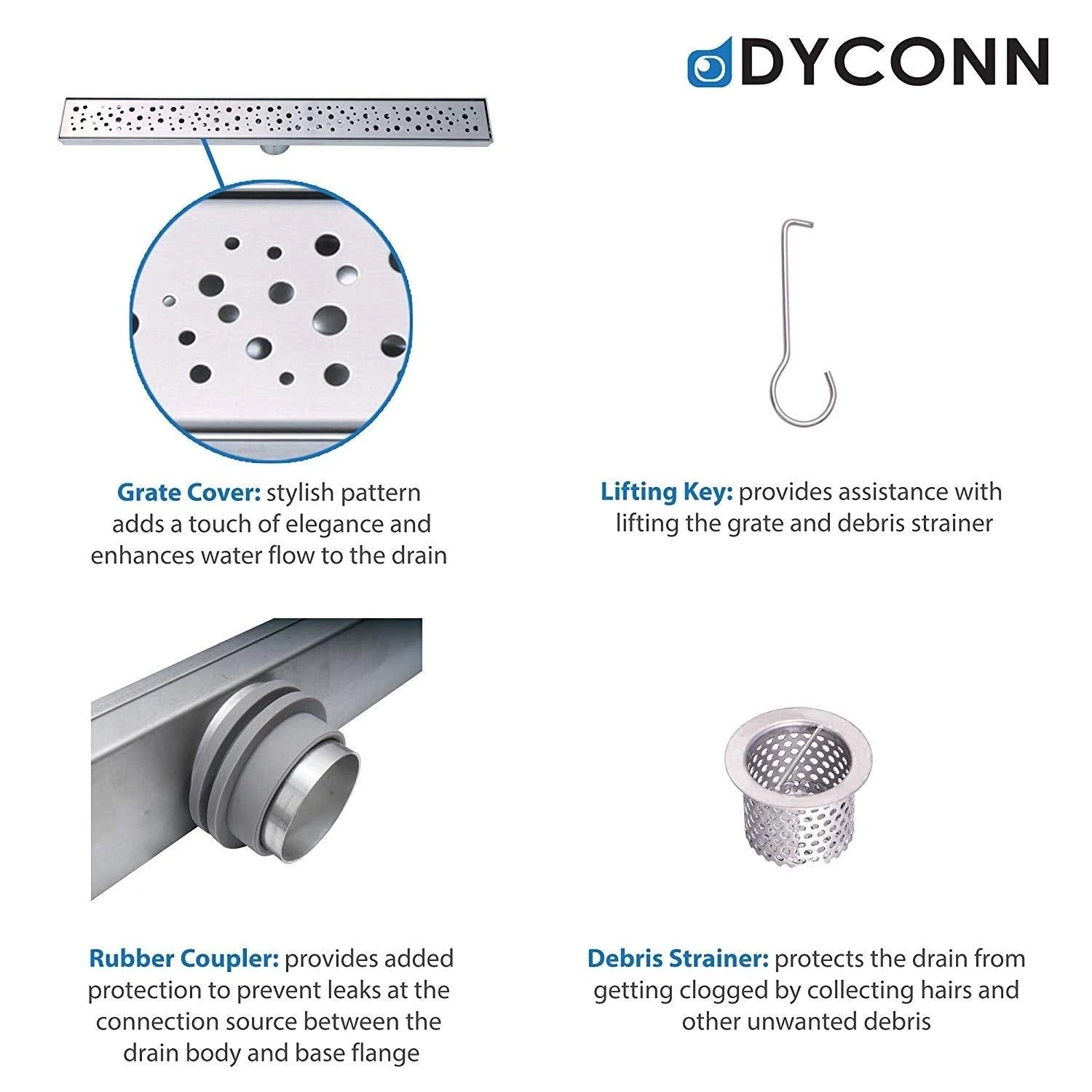 304 Stainless Steel Linear Drain N295