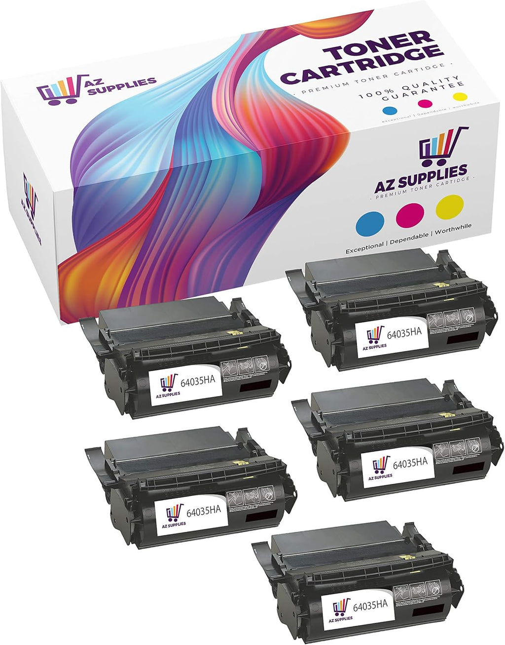 Black Toner Cartridge 5 Packs E86830