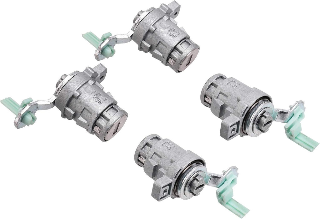 Ignition Switch Cylinder & 4X Left Right Door Lock Cylinder w/ 2 Keys Pack of 2 V66116