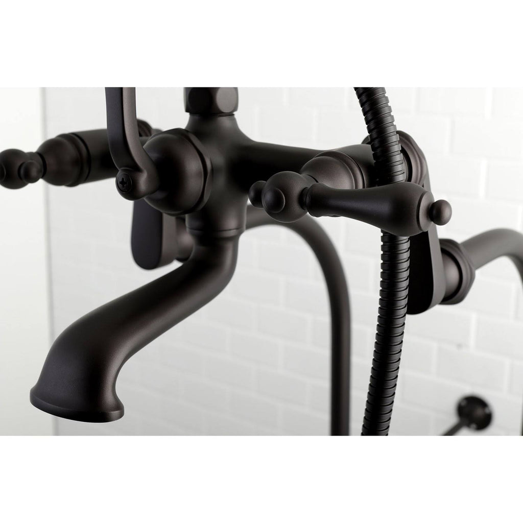 Vintage Freestanding Tub Filler Package Polished Brass O6114