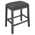 Gray Laurel Foundry 2-Piece Counter Height Wood Kitchen Dining Stools P906982
