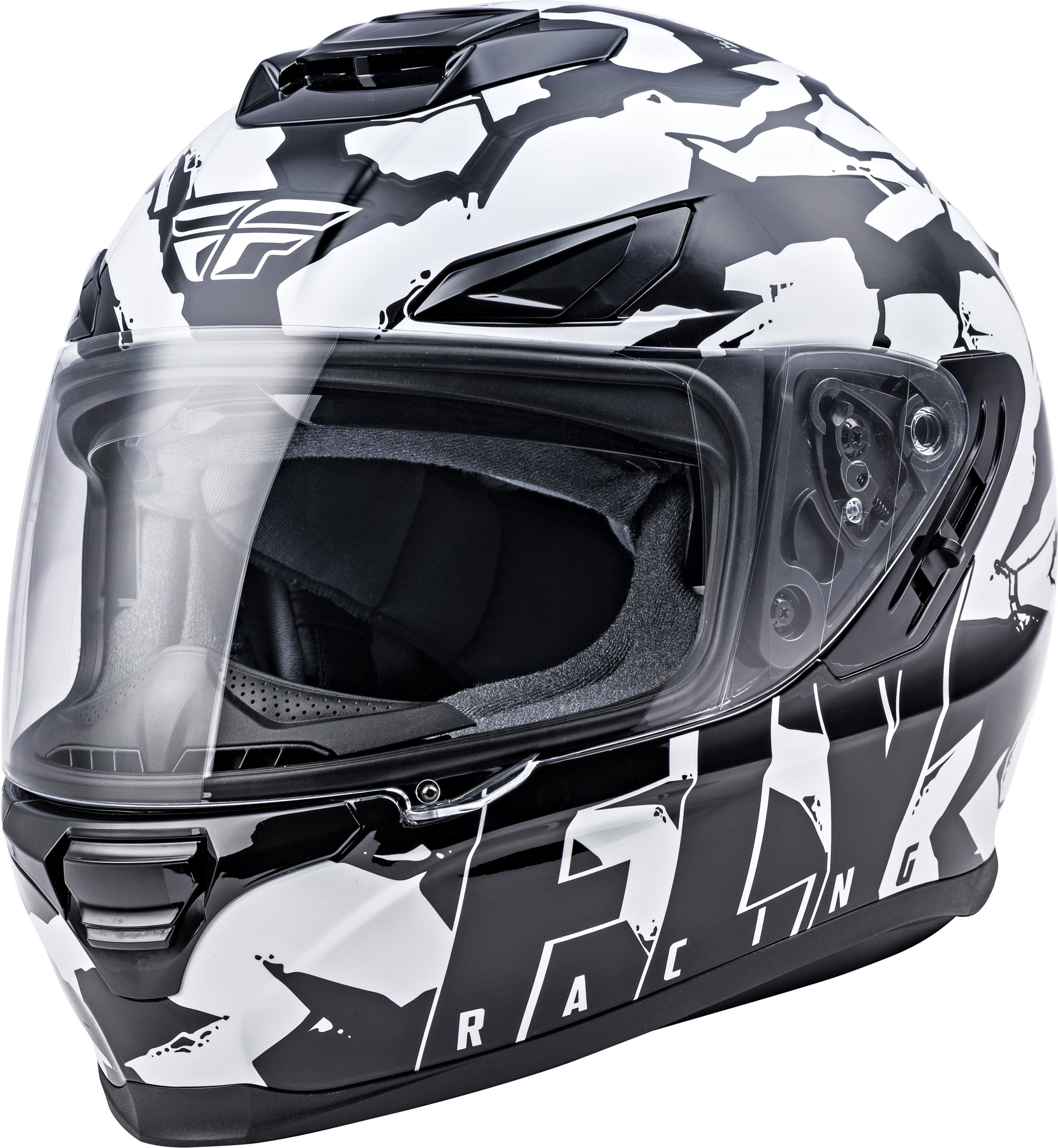 Camo Black White Helmet A8419