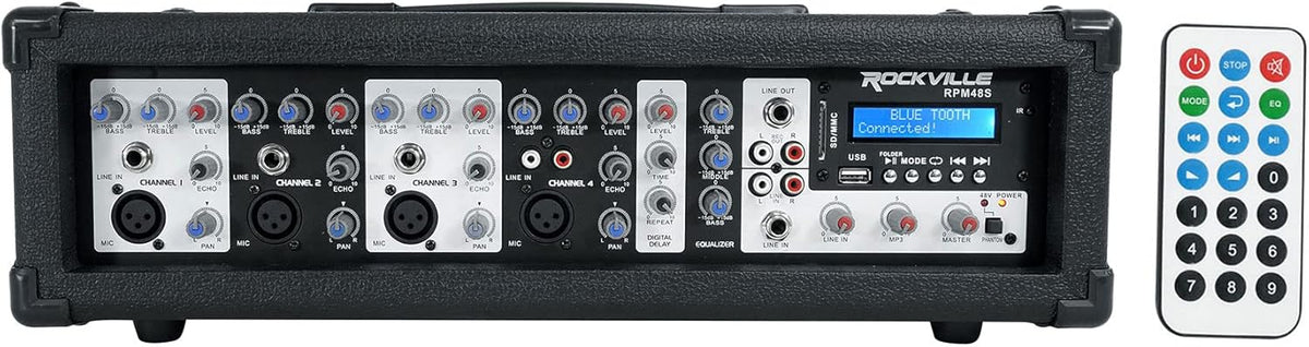 2000w Powered 4 Channel Mixer Stereo Amplifier with Bluetooth Q63645