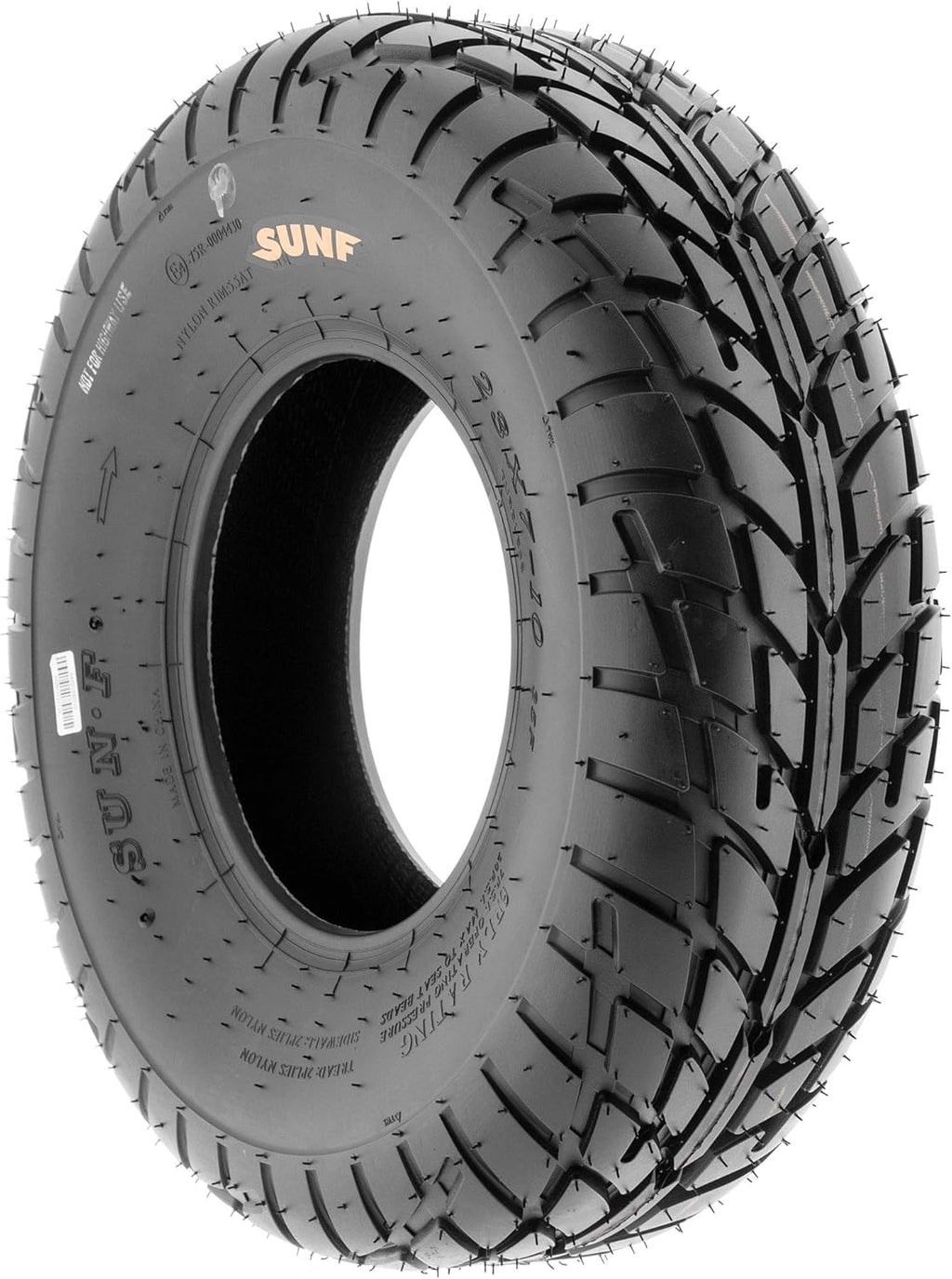 Set of 4 ATV UTV Flat Track Tires 19x6-10 Front & 20x10-9 Rear, 6 PR, Tubeless L498