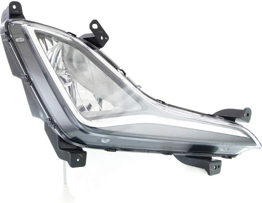 Fog Light Assembly Passenger Side with Bulbs D4995