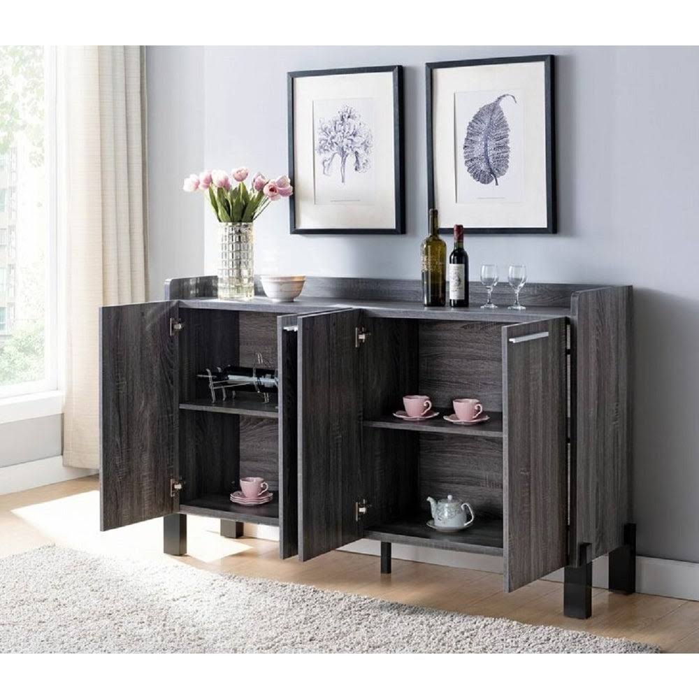 Distressed Sideboard with Two Storage Cabinets X621715