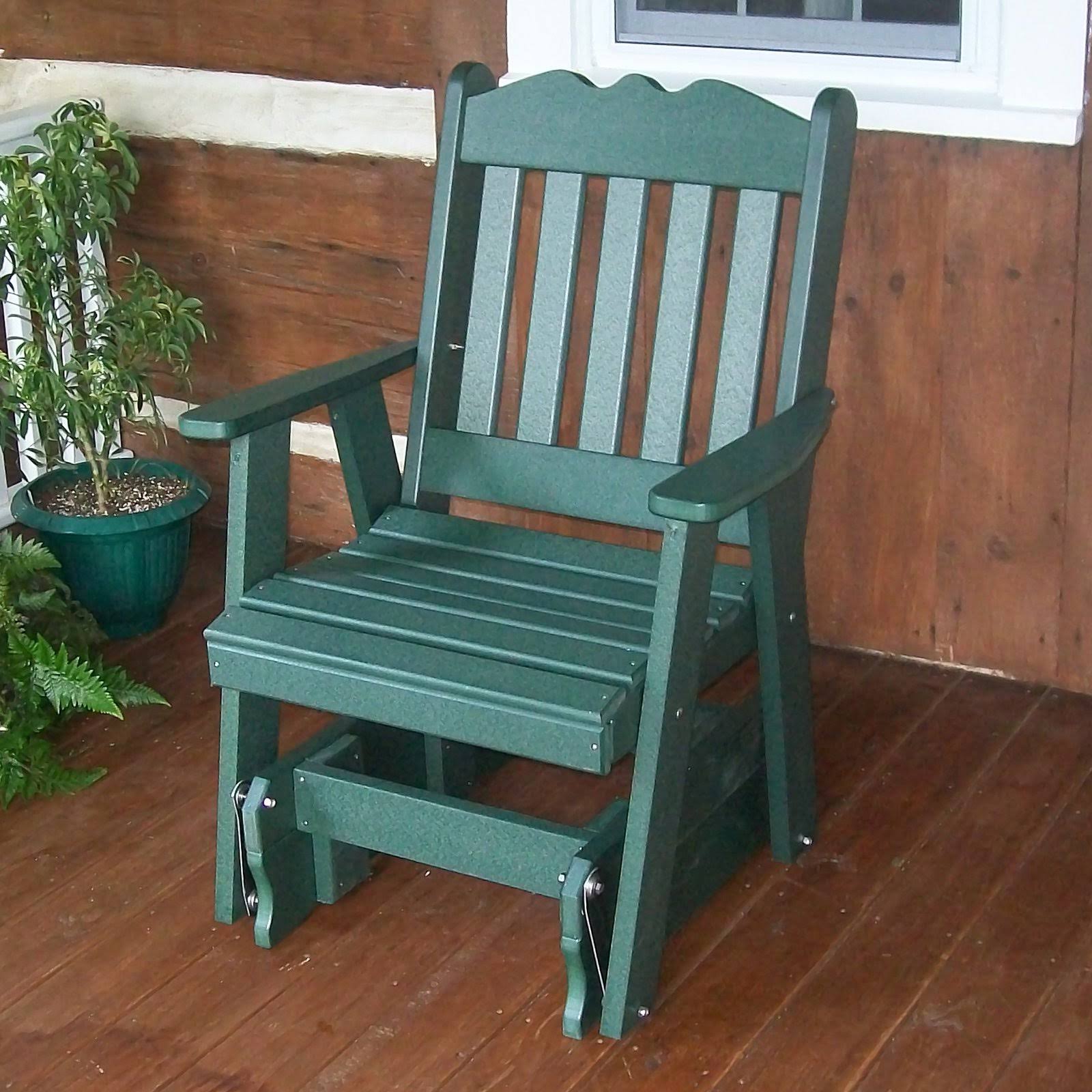 Poly Recycled Plastic Glider Chair C50977