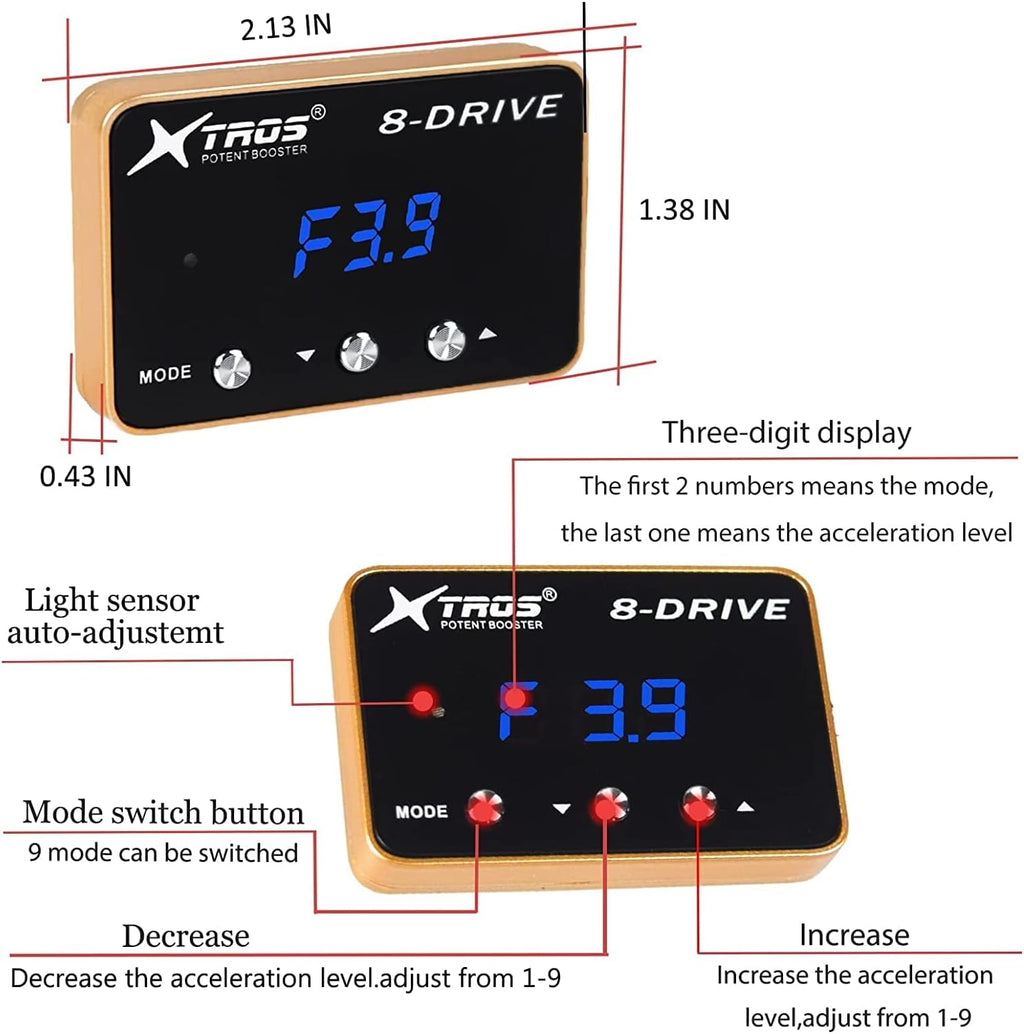 Pack of 2 Throttle Response Controller F298