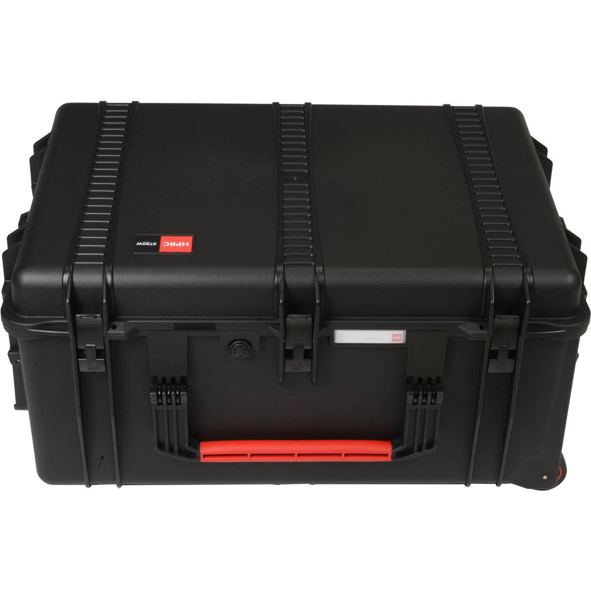 Black Watertight Wheeled Hard Case with Cubed Foam H939285