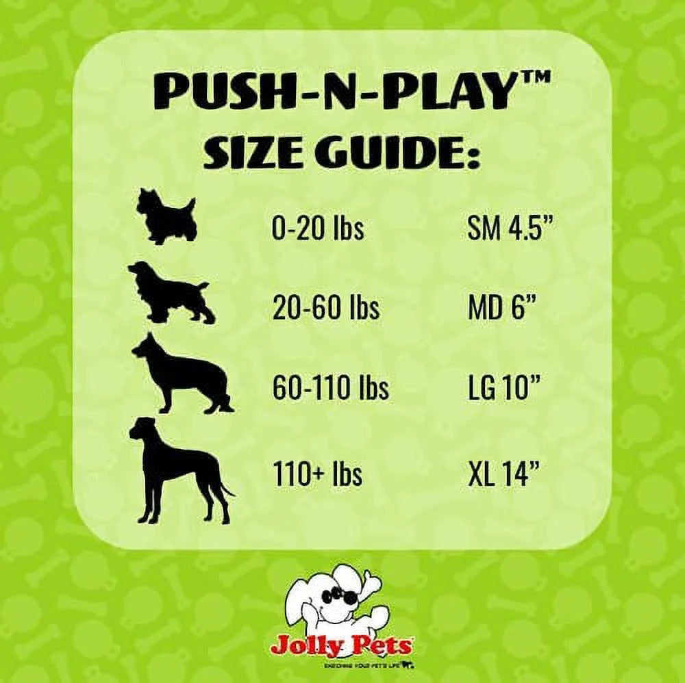 Durable Dog Toy Ball, 6-inch Q210