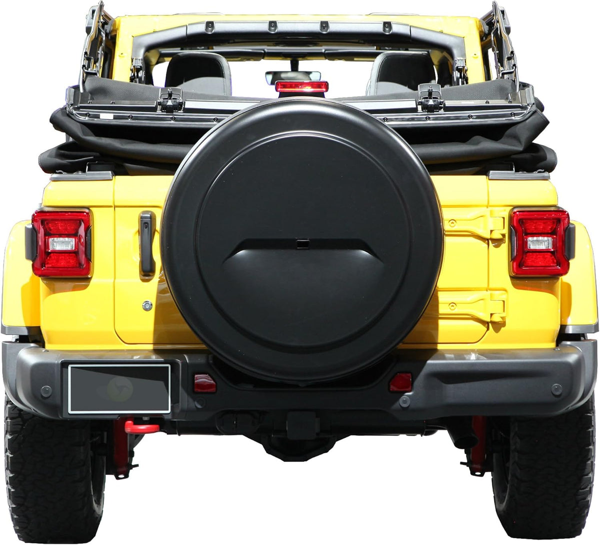 33" Black Rigid Tire Cover for Jeep Wrangler JL I825