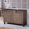 Distressed Sideboard with Two Storage Cabinets X621715