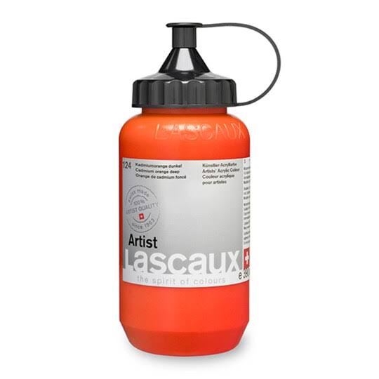 Cadmium Orange Deep Artist Acrylics, 390 ml Tube U878732