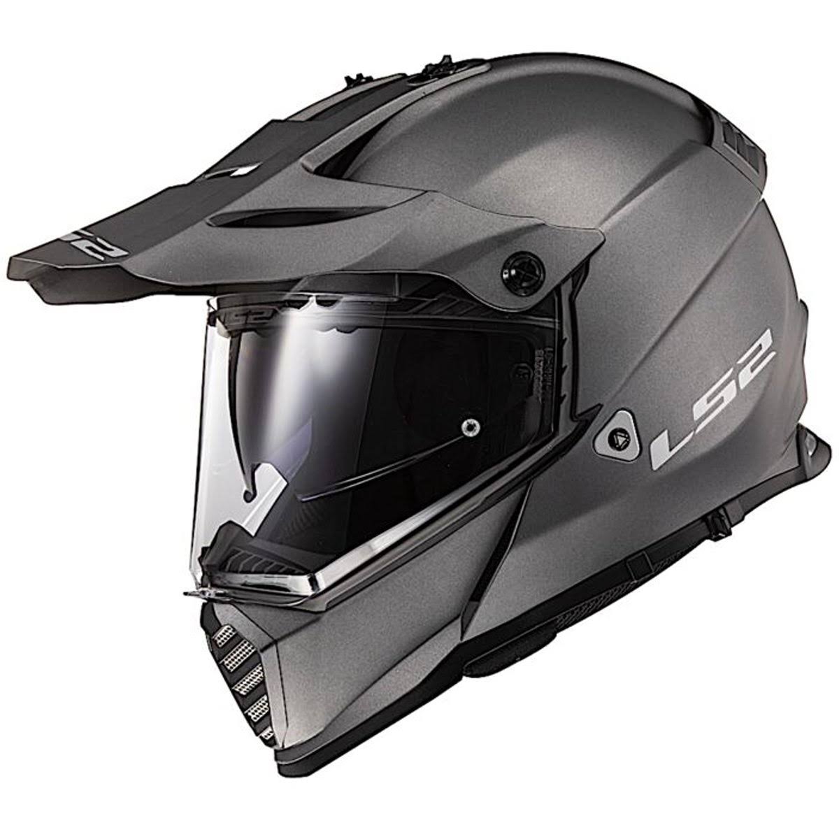 Matte Titanium Solid Helmet O125