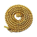 10K Yellow Gold Miami Cuban Link Chain Necklace T810952