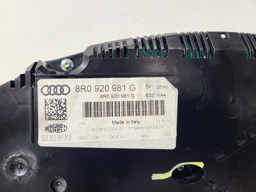 Pre-Owned Audi Q5 Speedometer Cluster 122K Miles OEM N99361
