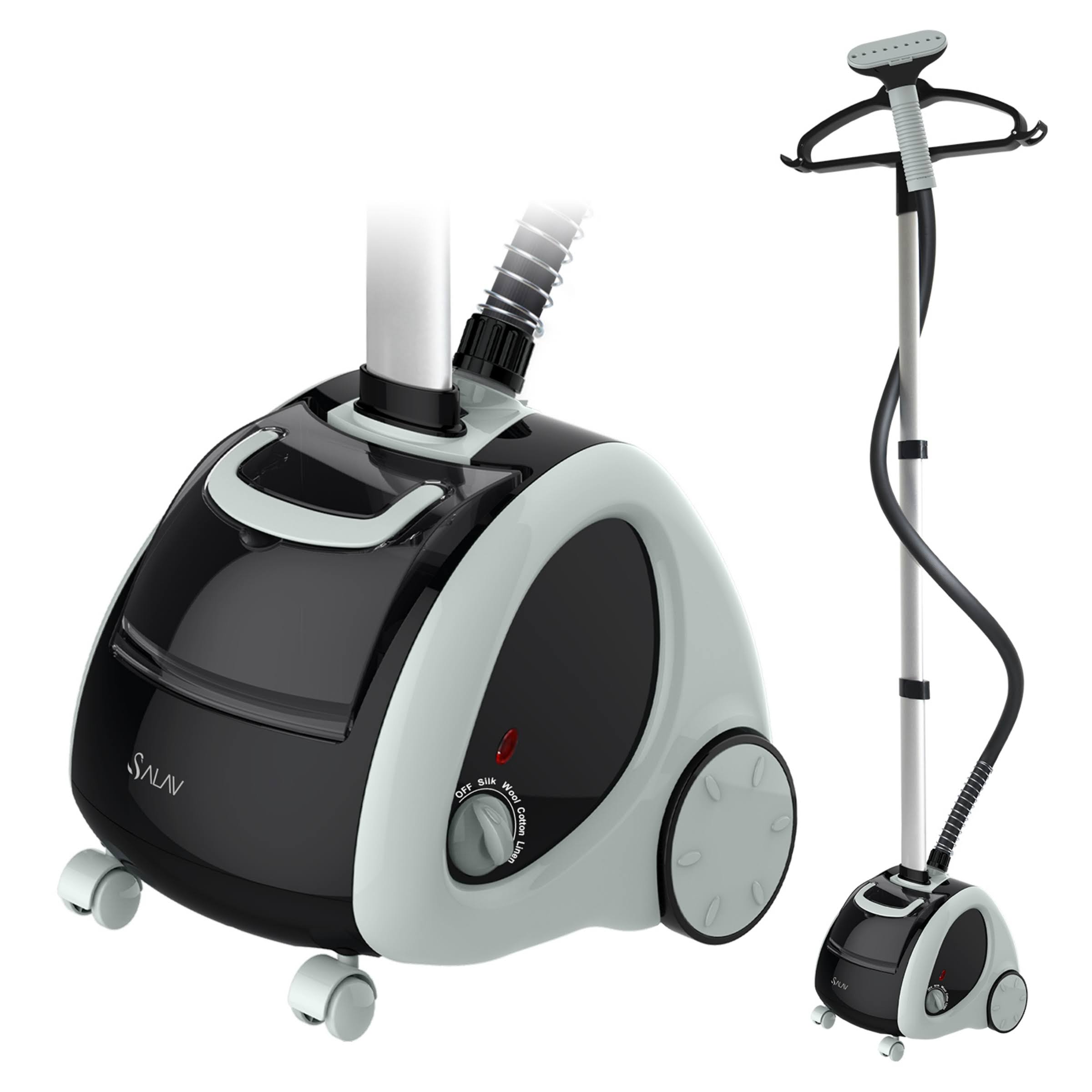 1500W Extra Wide Garment Steamer, Black L32598