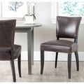 Antique Brown Glam Side Chair, Set of 2 O6962
