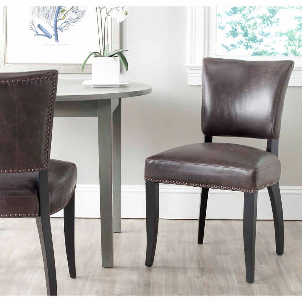 Antique Brown Glam Side Chair, Set of 2 O6962