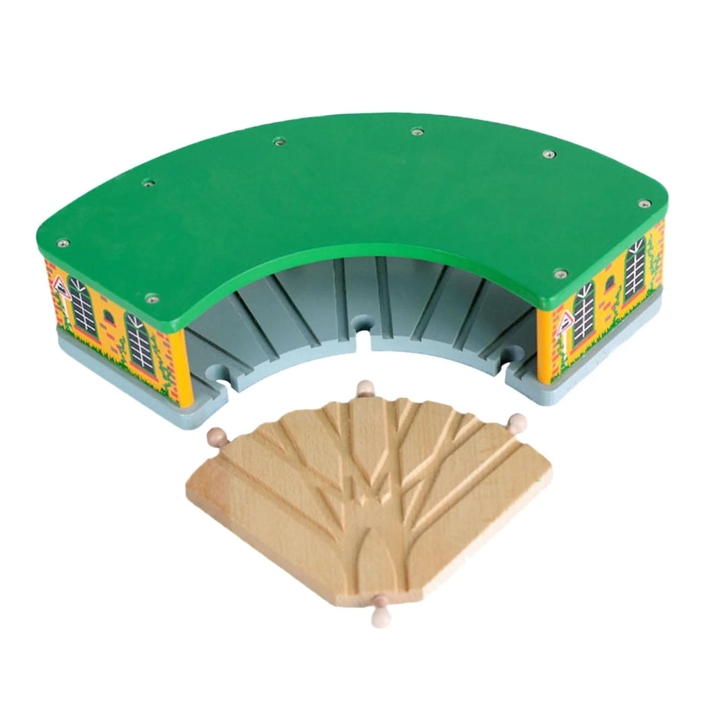 Wooden Train Shed Toy G579