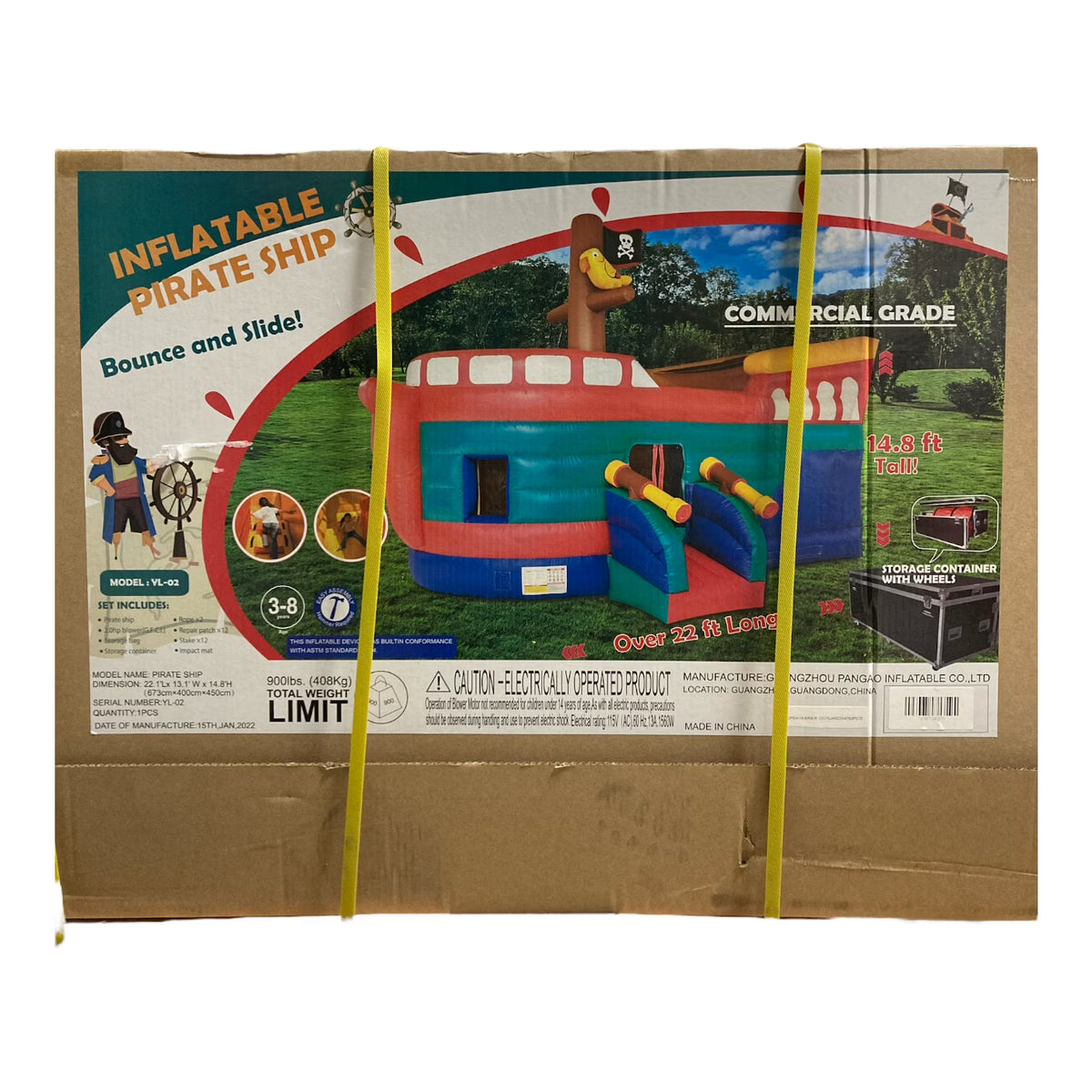 Inflatable Pirate Ship Bouncer F26214