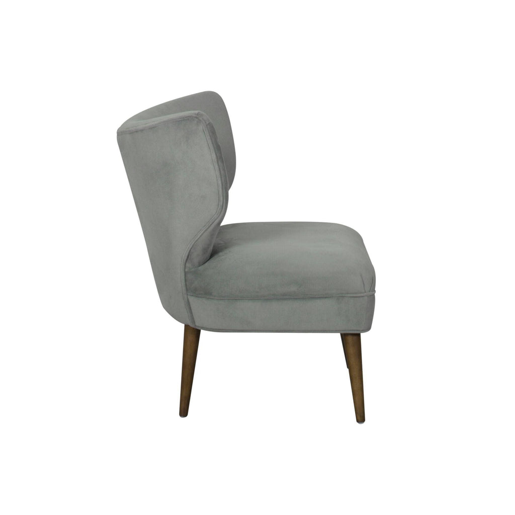 Blue Wingback Accent Chair B4291