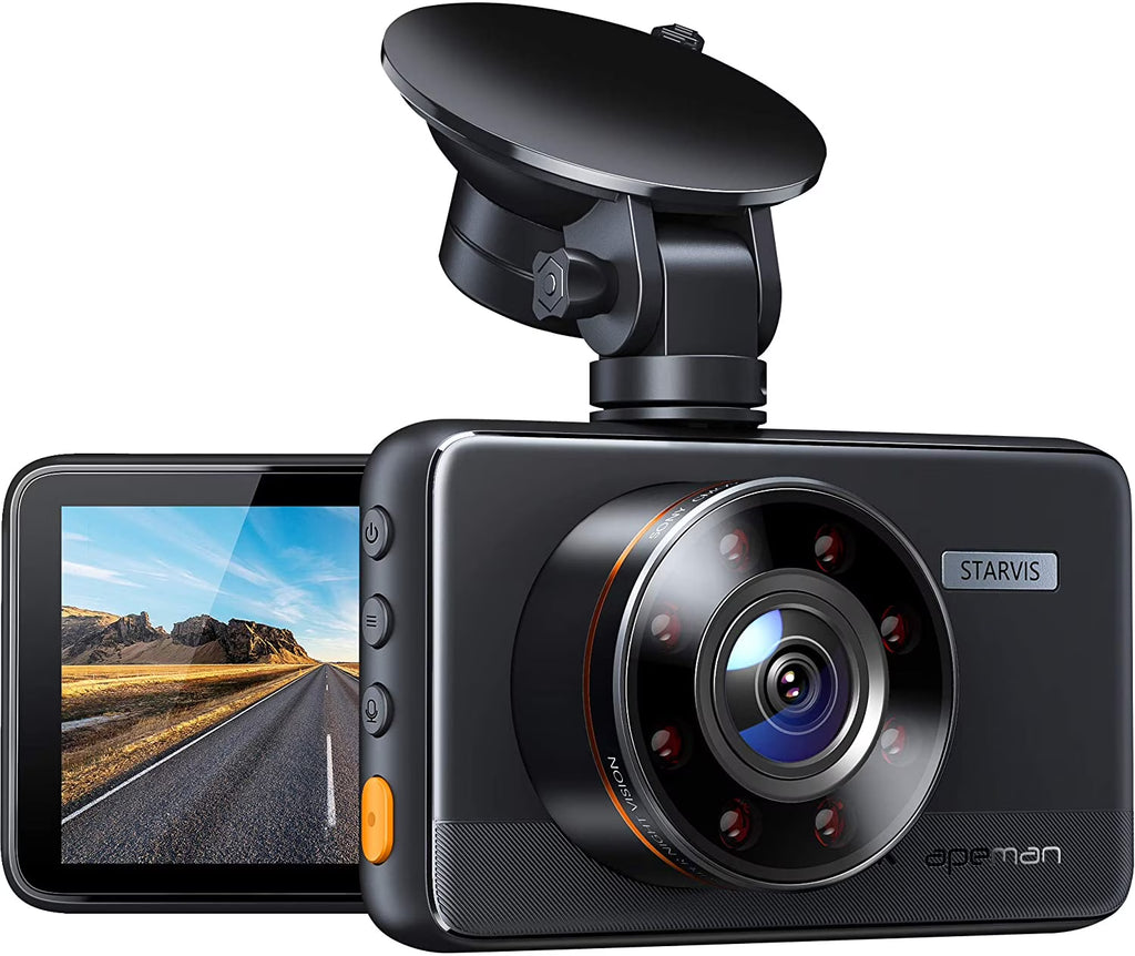 1080P Dash Cam with 170° Wide Angle, Black L307746