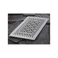 24x22 x 12x22 Grey Aluminum Floor Grille T42707