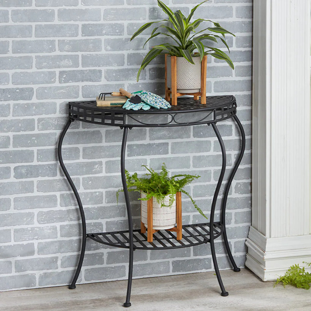 Metal Console Table Outdoor Half Moon Table I8201