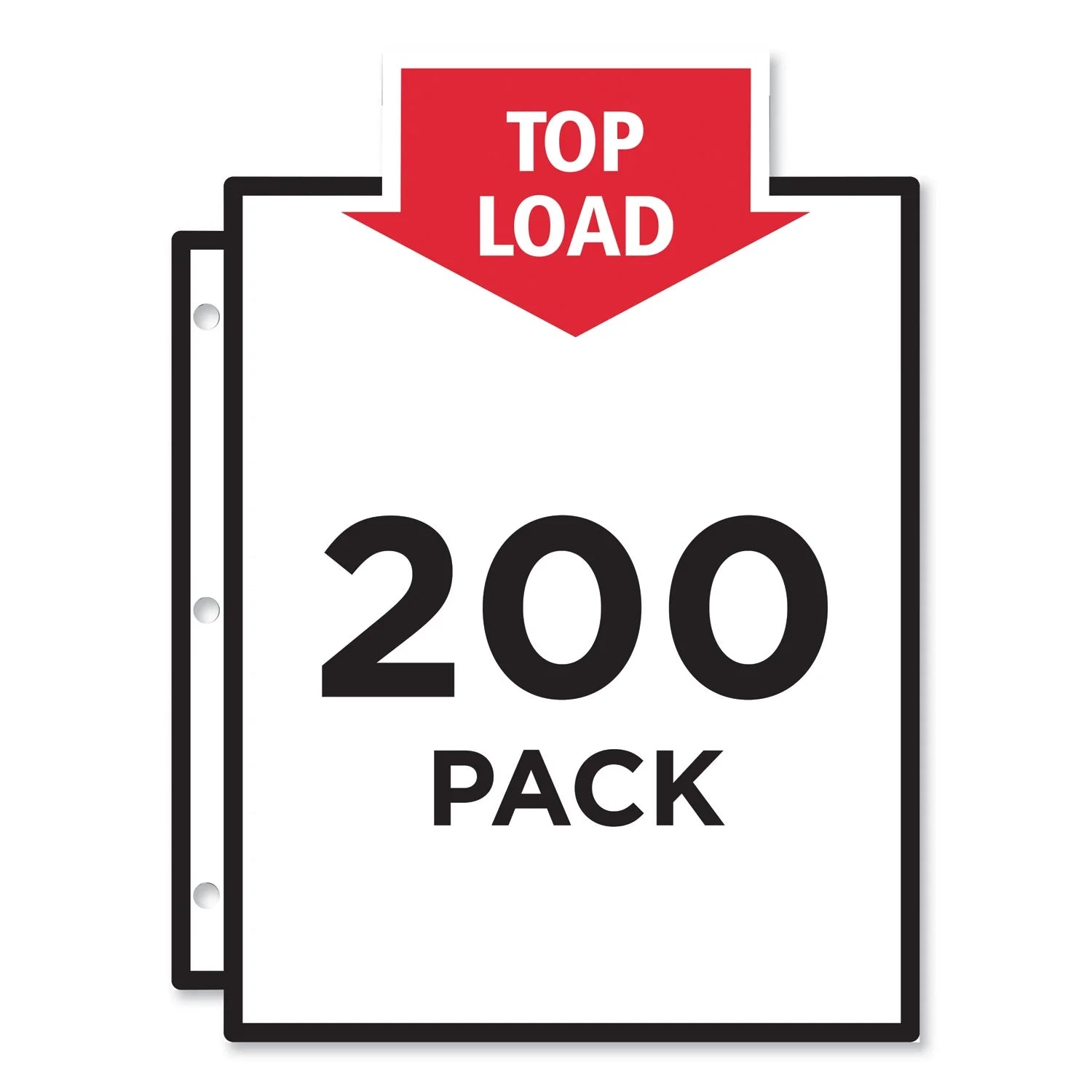 Top-Load Poly Sheet Protectors, Heavy Gauge, Letter, Nonglare, 100/Box V793017
