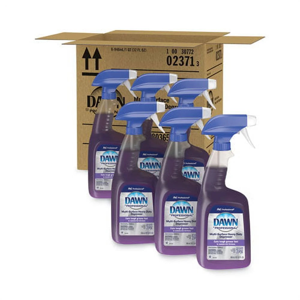 Multi-Surface Heavy Duty Degreaser, Fresh Scent, 32 oz Spray Bottle, 6/Carton, Bundle of 2 Cartons B59901