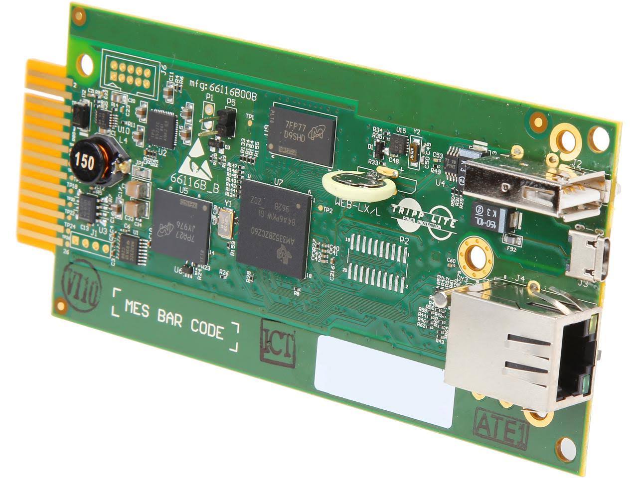 Tripp Lite UPS Web Management SNMP Card Accessory Remote Monitoring E758