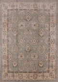 Dark Almond Brown Rectangle Oriental Area Rug F927289