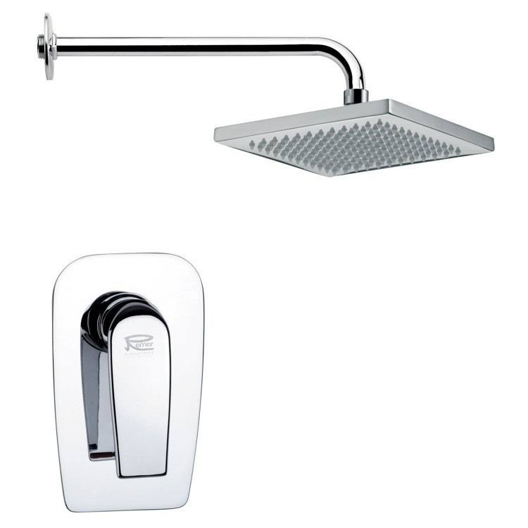 Chrome Rain Shower Head J4445