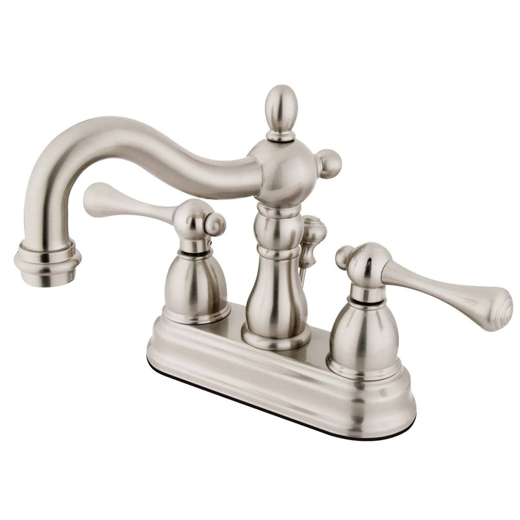 Polished Brass Centerset Lavatory Faucet with Pop-Up W162516