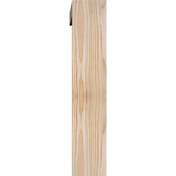 3 1/2x22W x 18x22D x 18x22H Smooth Bracket with Offset Brace, Douglas Fir B391504