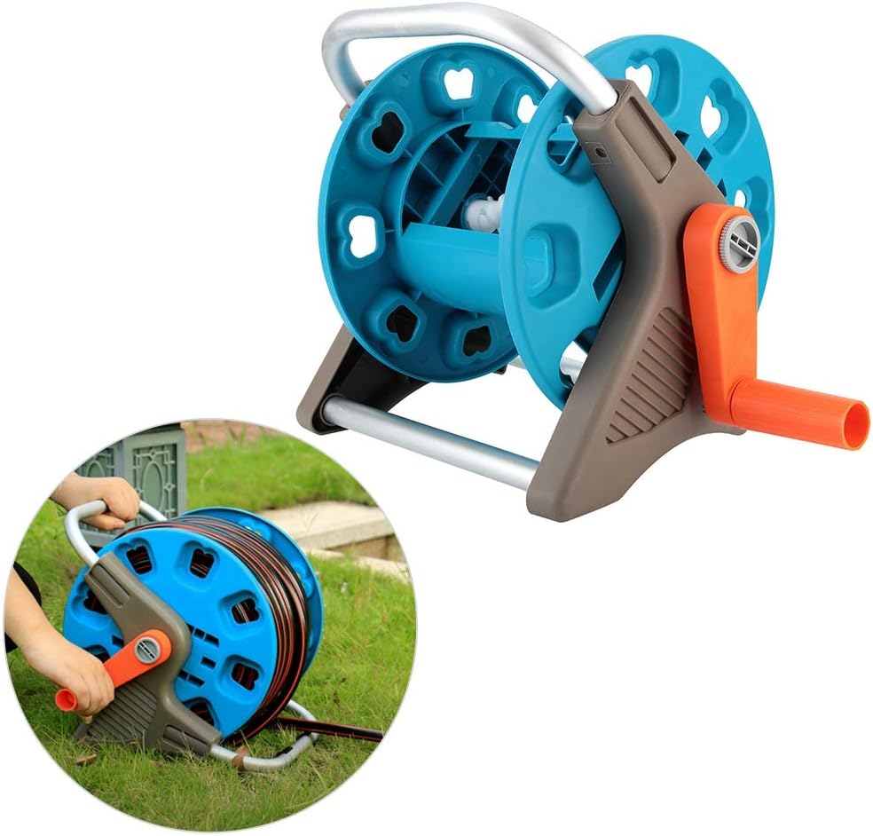 Garden Hose Reel Cart with Storage Holder Rack P164