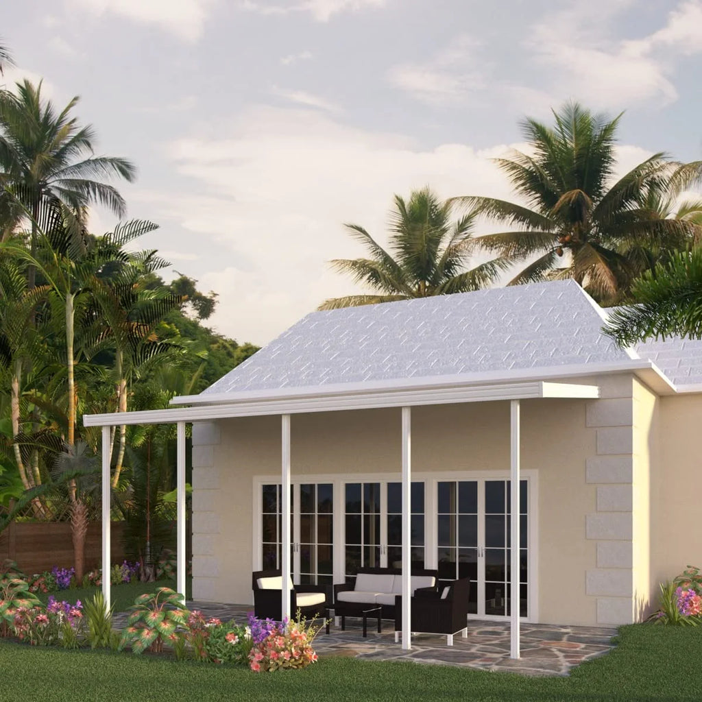 White Aluminum Patio Cover W2286