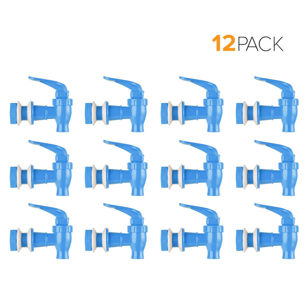 B.P.A.-Free Blue Water Dispenser Replacement Valve 12-Pack K6509