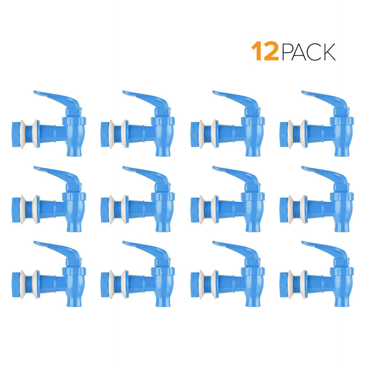 B.P.A.-Free Blue Water Dispenser Replacement Valve 12-Pack K6509