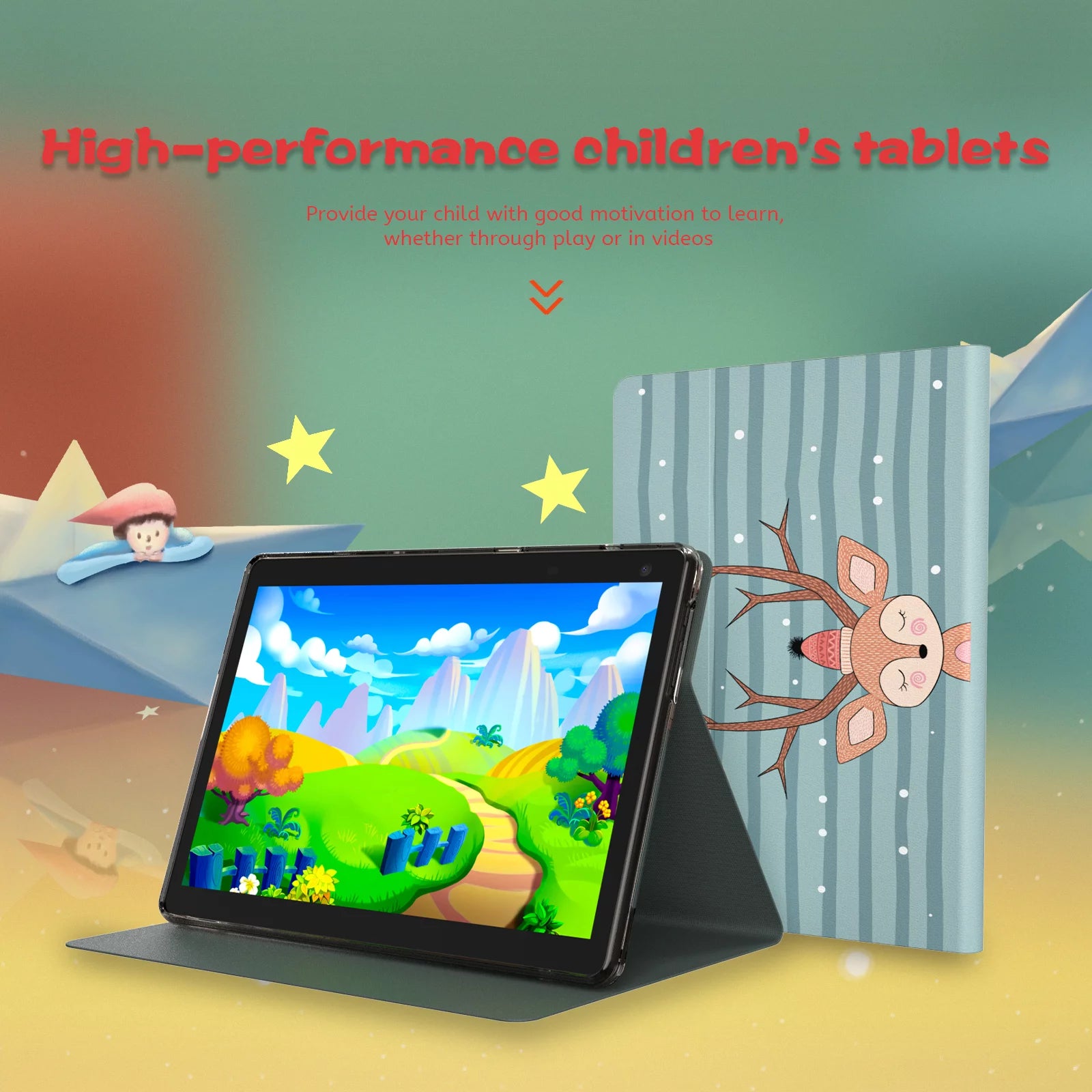 32GB Storage 2GB RAM Android 11 Kids Tablet U678