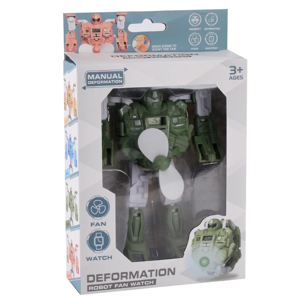 3 In 1 Deformation Robot Fan Watch Toys H684