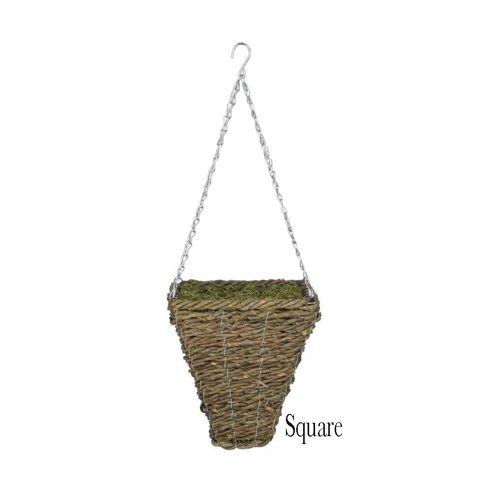 Artificial Hibiscus Hanging Basket Sunset Orange Z7867