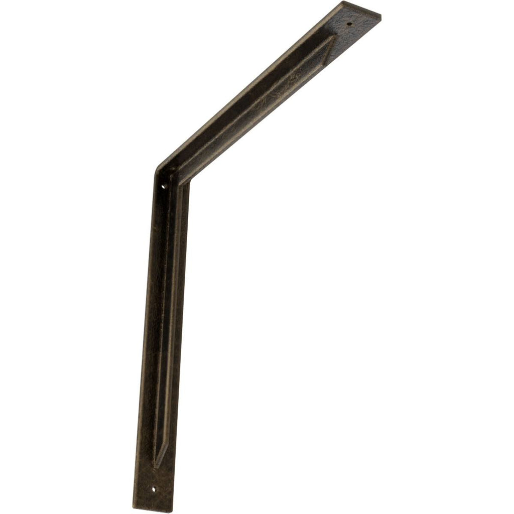 Antiqued Pale Gold Steel Bracket A299604