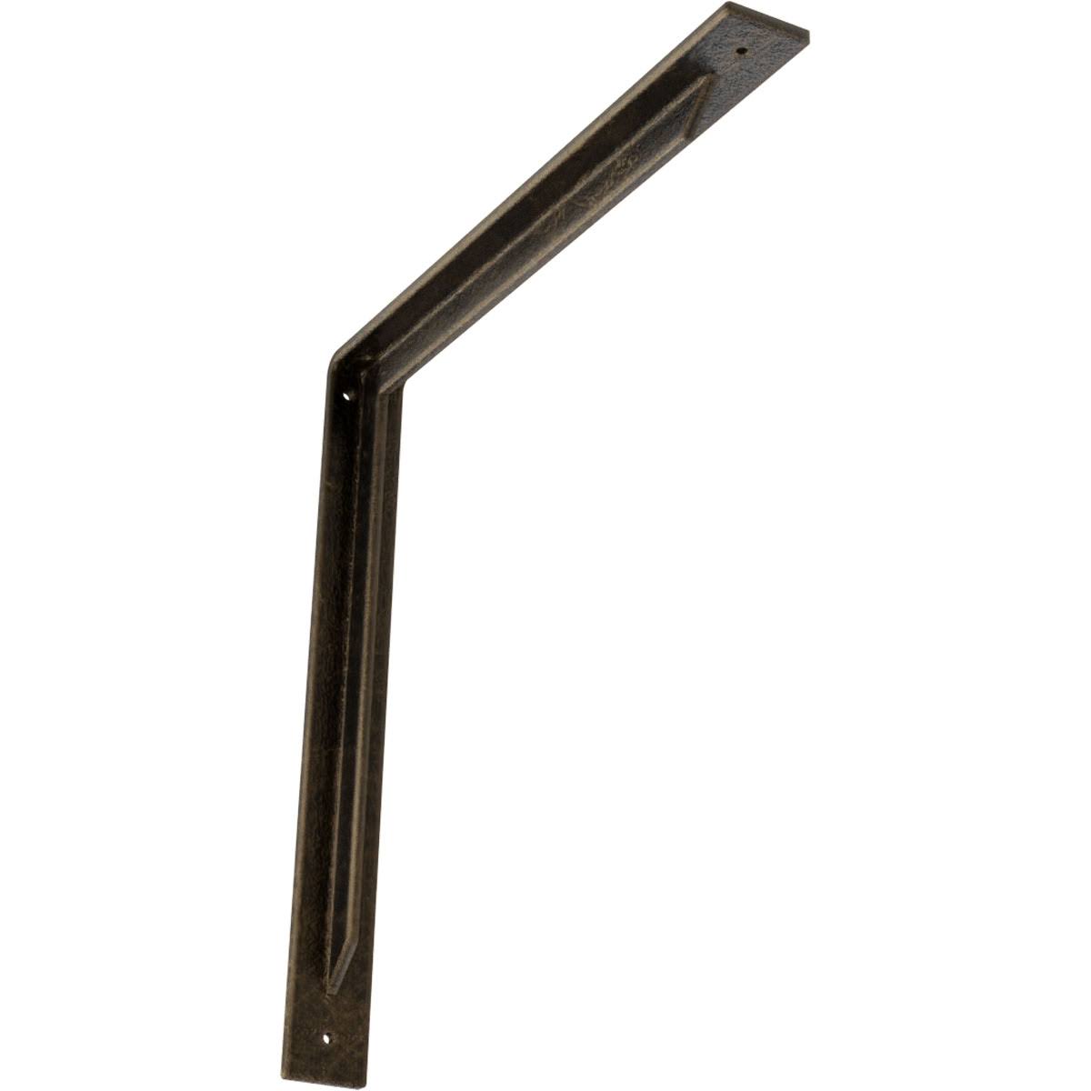 Antiqued Pale Gold Steel Bracket A299604